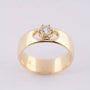 Gold ring with a brilliant (0.32 ct.)