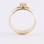 Gold ring with a brilliant (0.32 ct.)