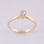 Gouden solitair ring met een briljant (ca. 0.10 ct.)