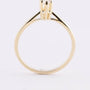 Gouden solitair ring met een briljant (ca. 0.10 ct.)