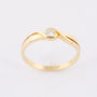 Gouden ring met een briljant van ca. 0.10 ct.