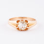 Antique ring with a rose-cut diamond