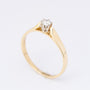Gouden solitair ring met een briljant van 0.18 ct
