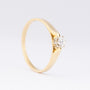 Gouden solitair ring met een briljant van 0.18 ct