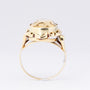 Gouden ring met citrien