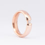 Rosé gouden ring met een briljant van 0.15 ct.