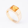 Gouden ring met citrien