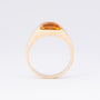 Gouden ring met citrien