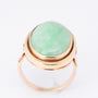 Gouden ring met chrysopraas