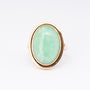 Gouden ring met chrysopraas