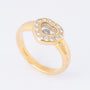 Gold ring from the brand Chopard 'happy diamonds' with brilliants
