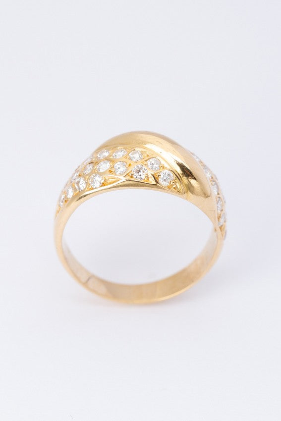 Gold ring with 34 diamonds (Portugal)