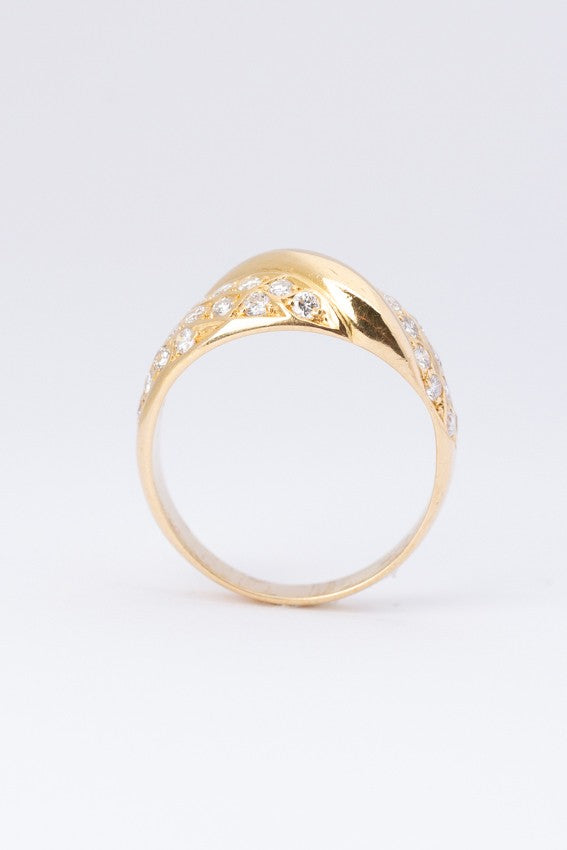 Gold ring with 34 diamonds (Portugal)