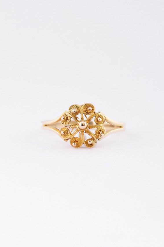 Gouden ring met filigrain