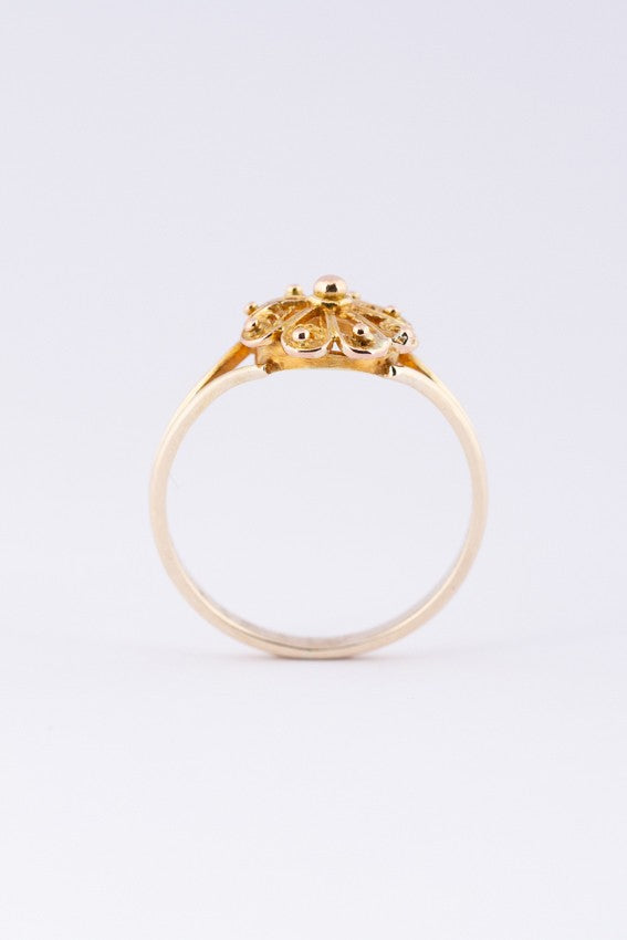 Gouden ring met filigrain
