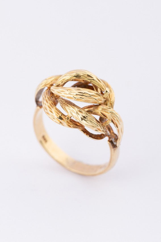 Gouden fantasie ring