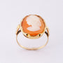 Gold ring with cameo