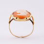 Gold ring with cameo
