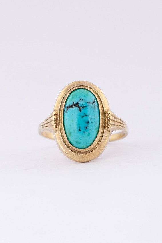 English ring with turquoise (BWG)