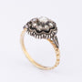 Antique gold ring with diamonds