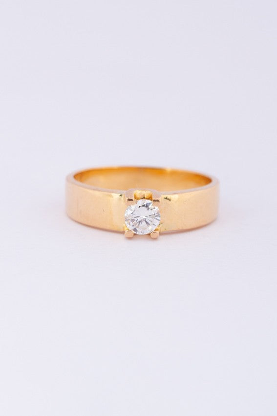 Gouden ring met briljanten