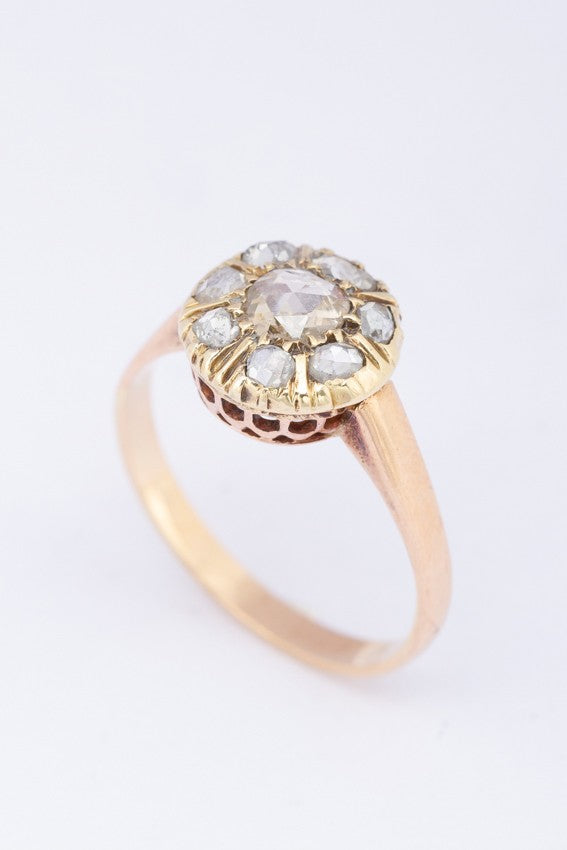 Gouden ring met diamanten
