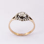Gouden ring met een diamant