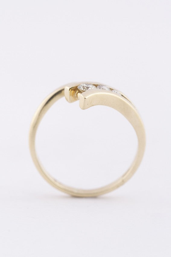 Slagring met 3 briljanten