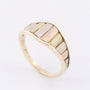 Gouden tri color ring