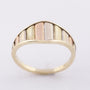 Gouden tri color ring
