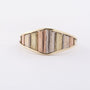 Gouden tri color ring