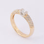Gouden ring met diamant