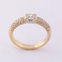 Gouden ring met diamant