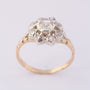 Gouden entourage ring met diamanten