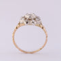 Gouden entourage ring met diamanten