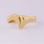Gouden scandinavische stijl ring