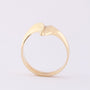 Gouden scandinavische stijl ring