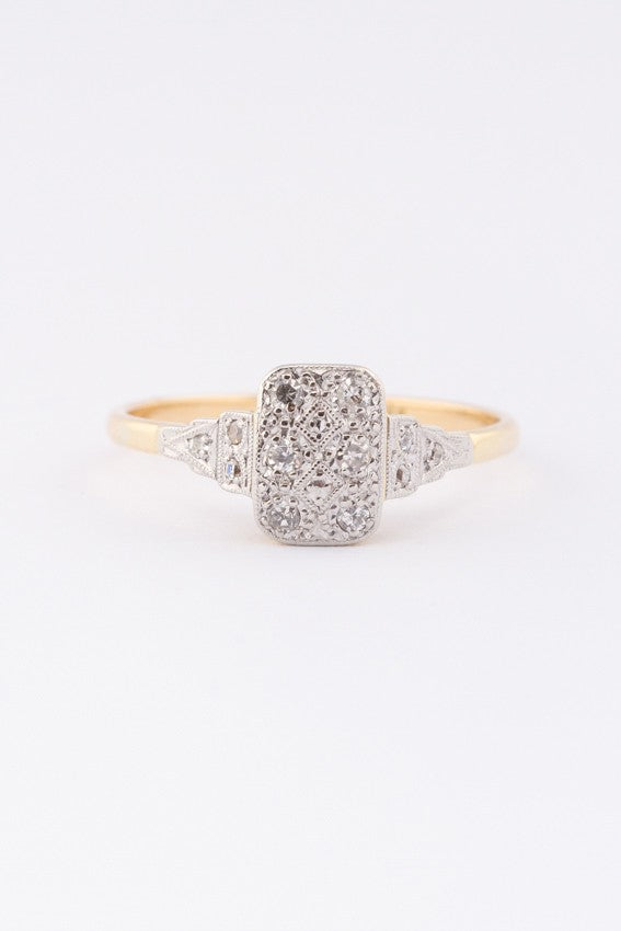 Gouden ring met briljanten