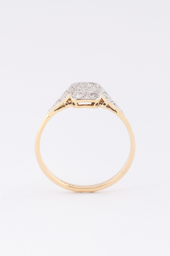 Gouden ring met briljanten