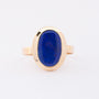 Gouden ring met lapis lazuli