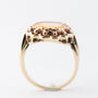 Gouden ring met citrien