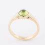 Gouden ring met peridoot