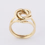 Gouden knoop ring