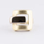 wit/geel gouden ring
