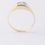 Gouden heren solitair ring met een briljant van ca. 0.25 ct.