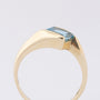Gouden ring met topaas
