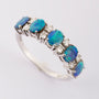 Ring with opal triplet