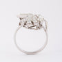 White gold ring with brilliant
