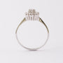 Wit gouden entourage ring met briljanten