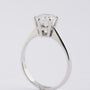 Wit gouden solitair ring met briljant 1.35 ct.